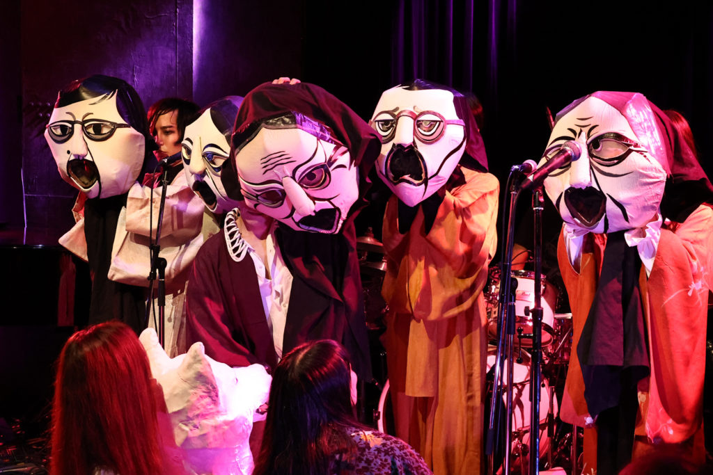 寺山修司ラジオドラマ『犬神の女』ライブ_舞台写真