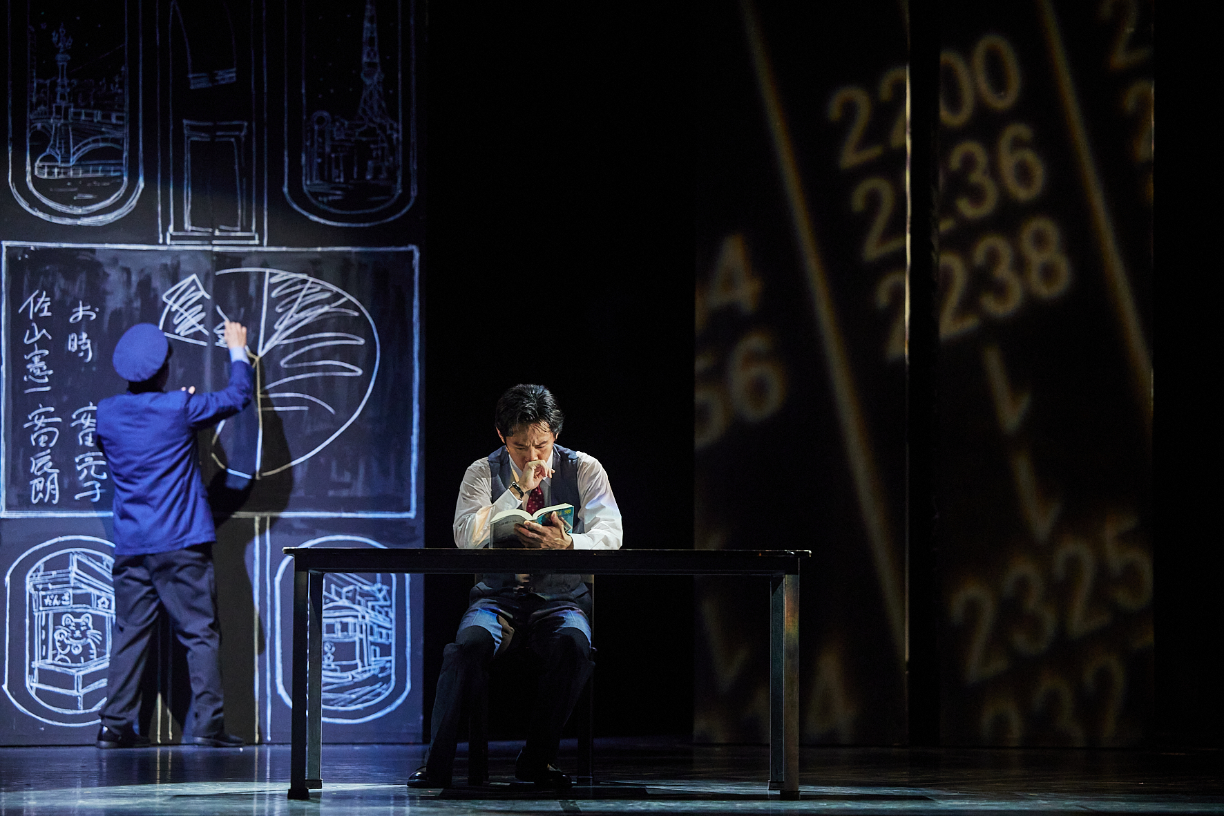 松本清張　点と線_舞台写真