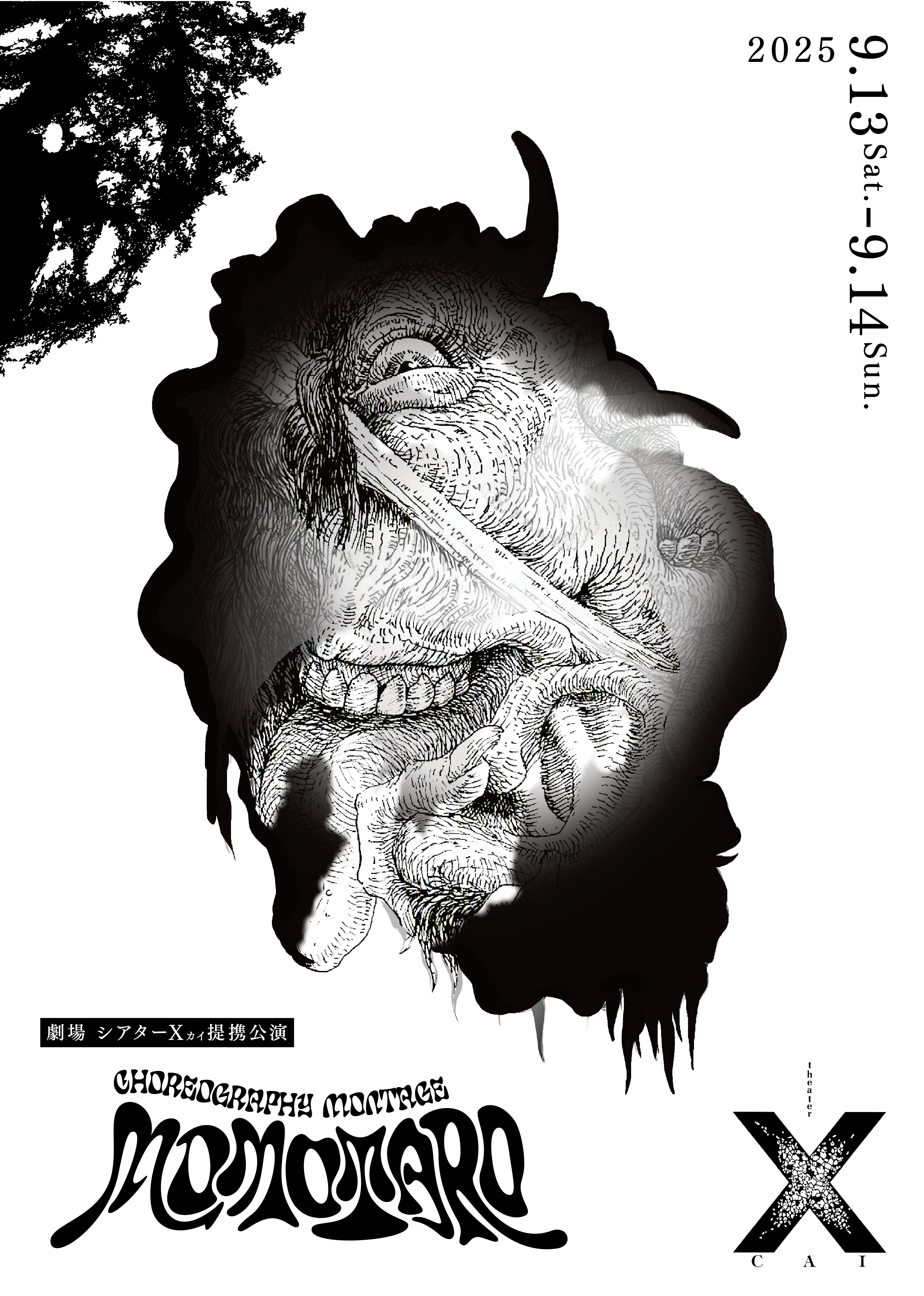 コレオグラフィモンタージュ「MOMOTARO」_フライヤー/キービジュアル