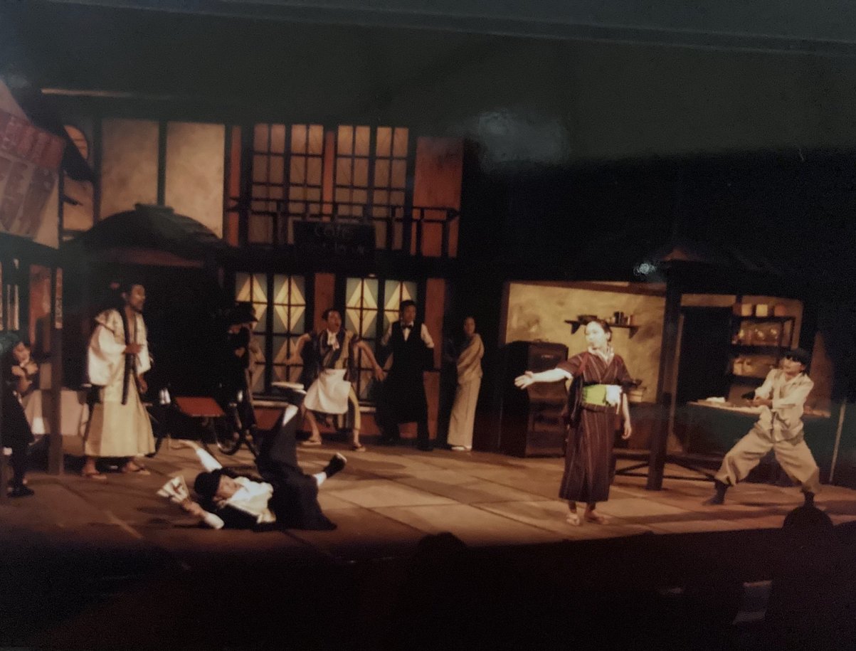 かしげ傘_舞台写真