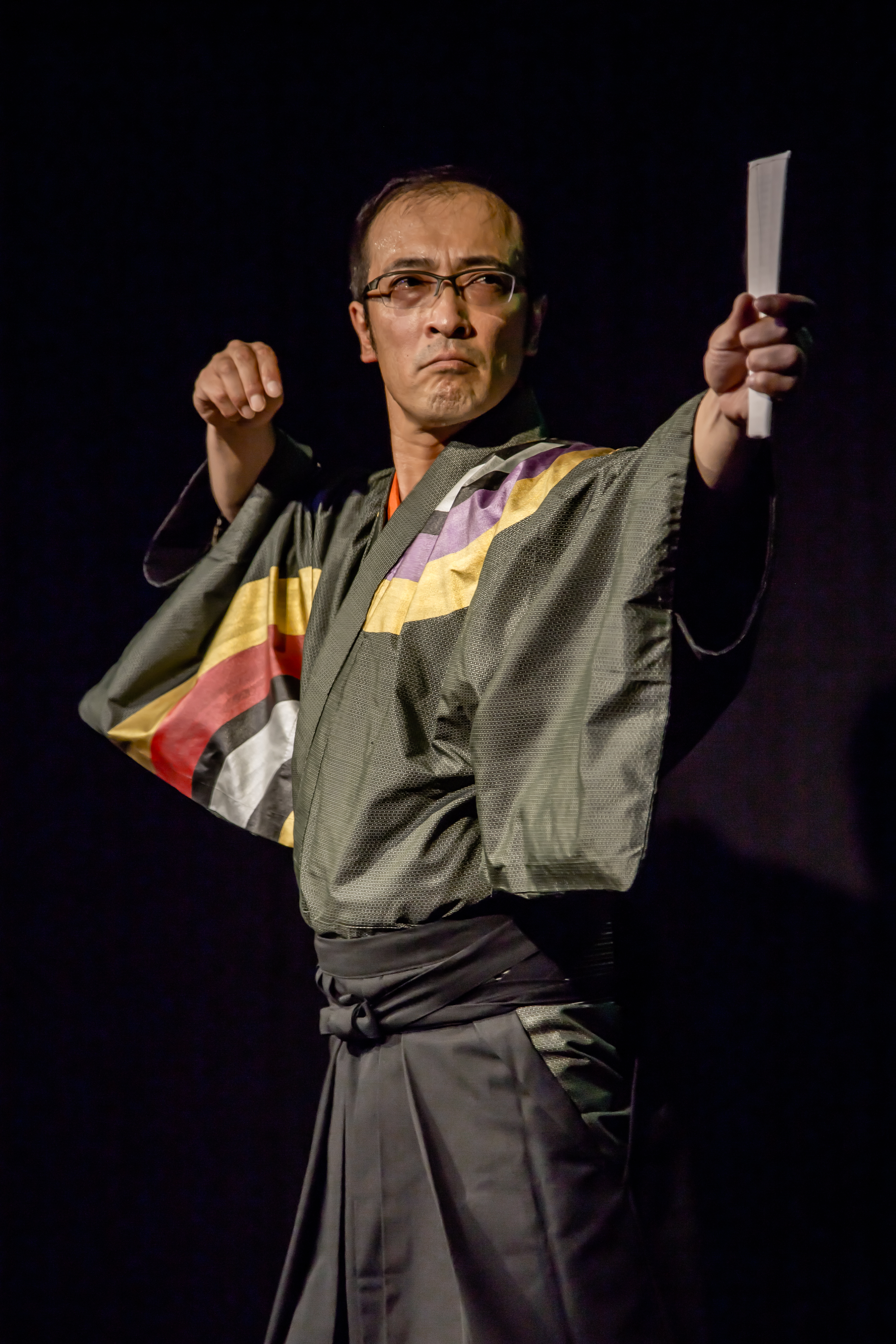 『カチカチ山』『藪の中』『名人伝』_舞台写真