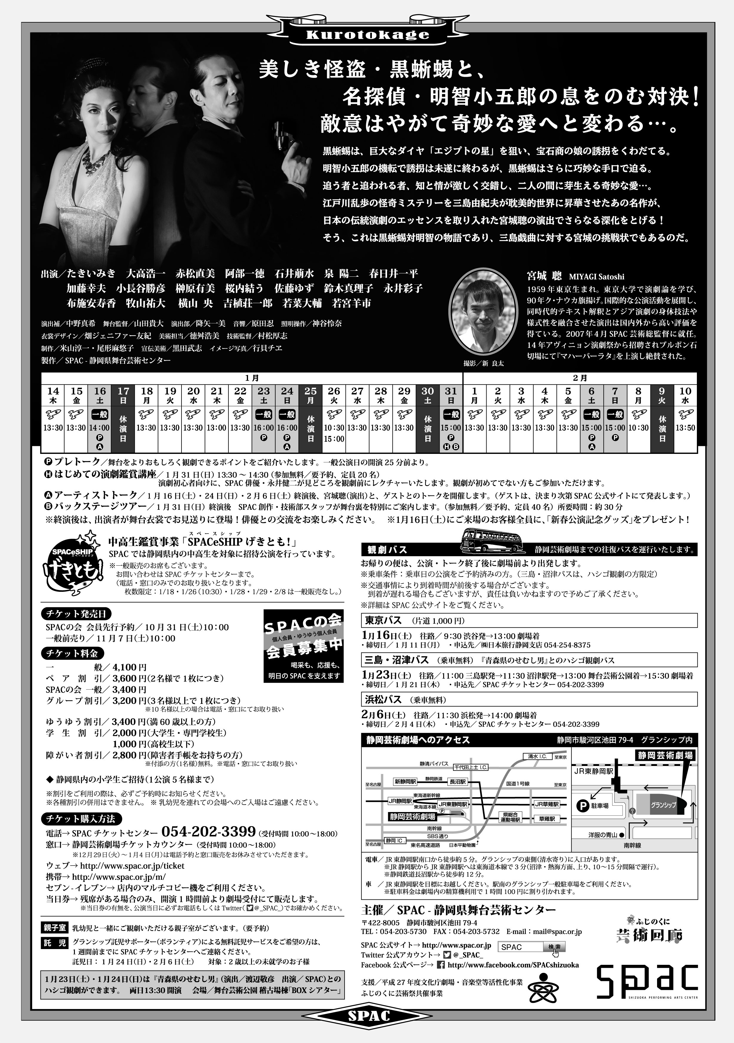 黒蜥蜴_フライヤー/キービジュアル