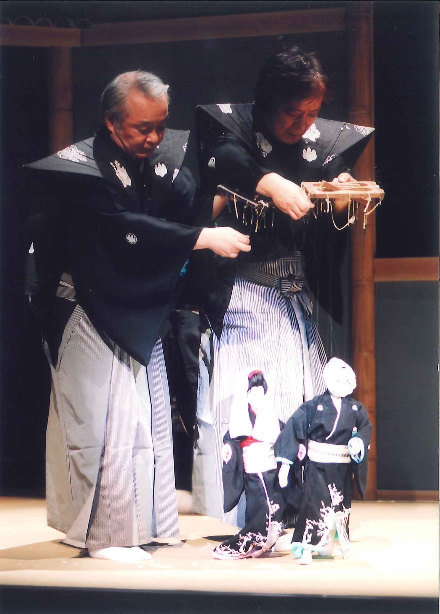 江戸糸あやつり人形結城座古典劇場　竹本素京米寿記念公演「傾城戀飛脚　新ノ口村の段～梅川忠兵衛～」_舞台写真