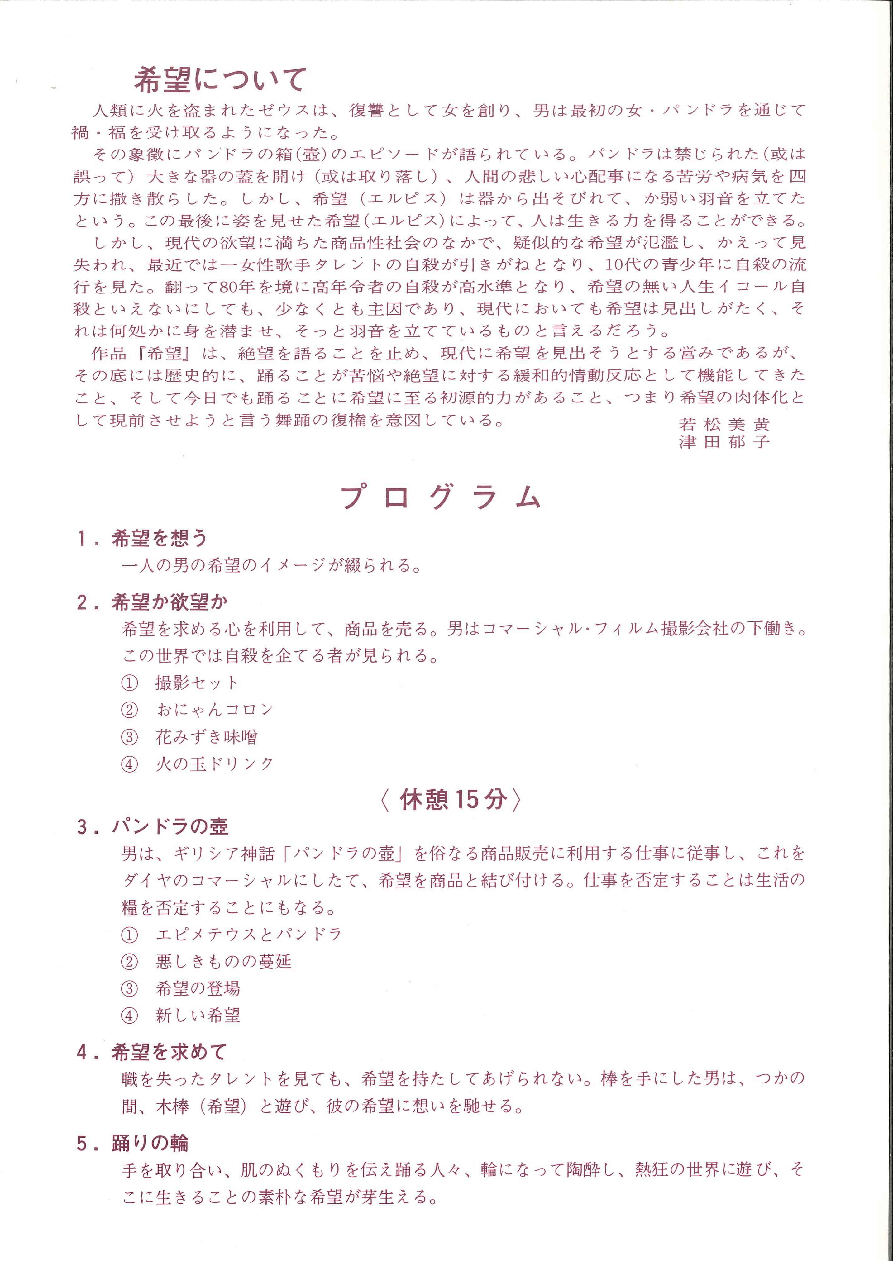 希望_パンフレット