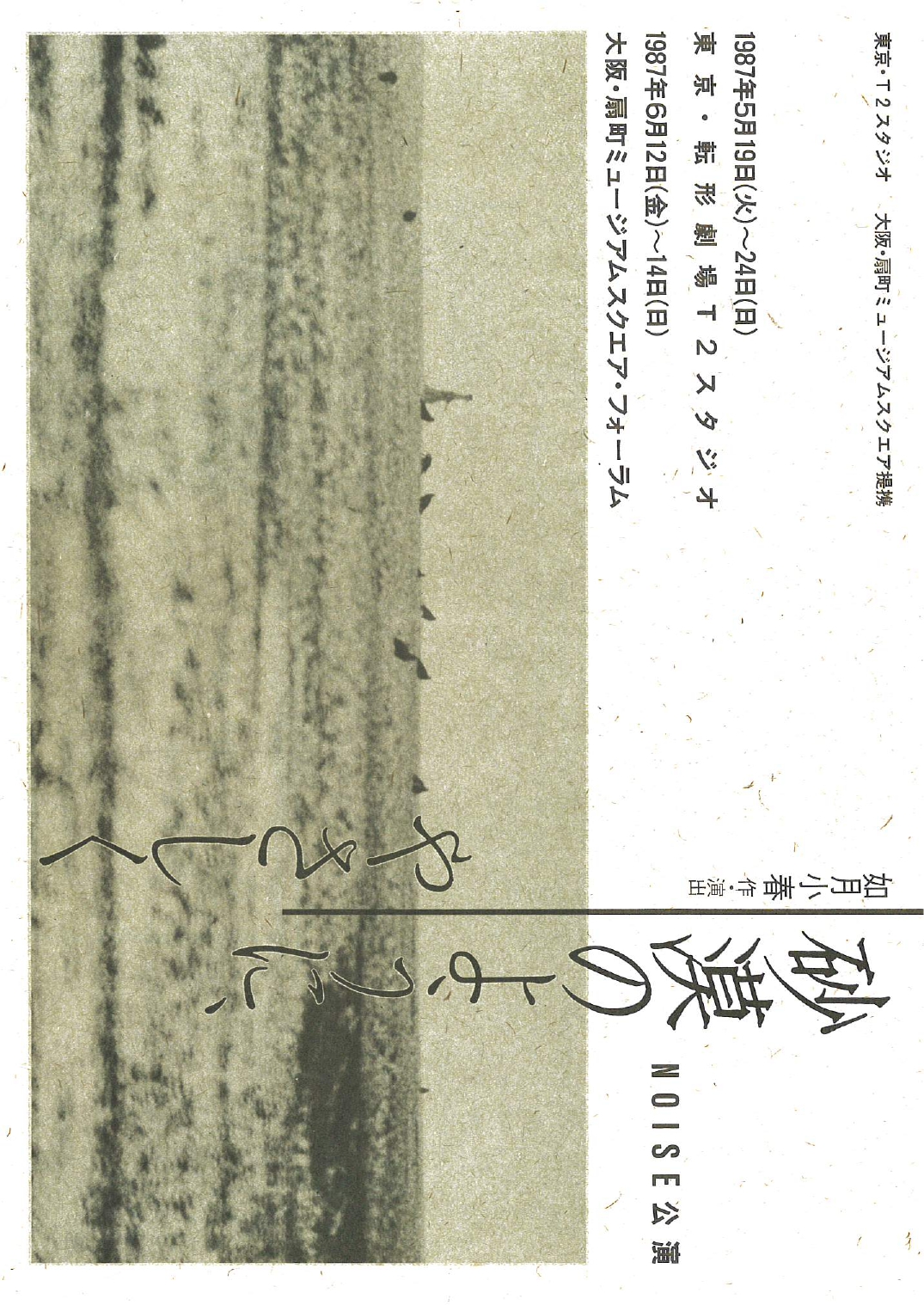 砂漠のように、やさしく_フライヤー/キービジュアル