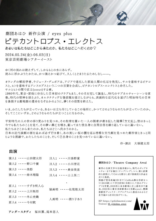 ピテカントロプス・エレクトス−あるいは私たちはどこから来たのか、私たちはどこへ行くのか？_パンフレット