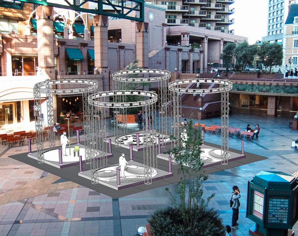 Time Lapse Plant 4 Rings_4 dancers improvisation (2010)_フライヤー/キービジュアル