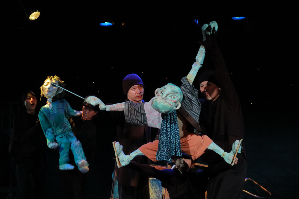 人形劇・寿歌_舞台写真