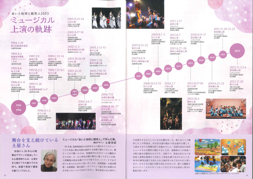 ミュージカル「あいと地球と競売人」_パンフレット