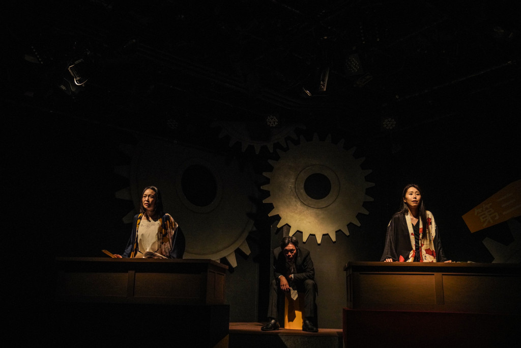 フルタ丸講談　口車ダブルス_舞台写真