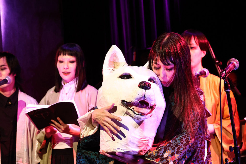 寺山修司ラジオドラマ『犬神の女』ライブ_舞台写真