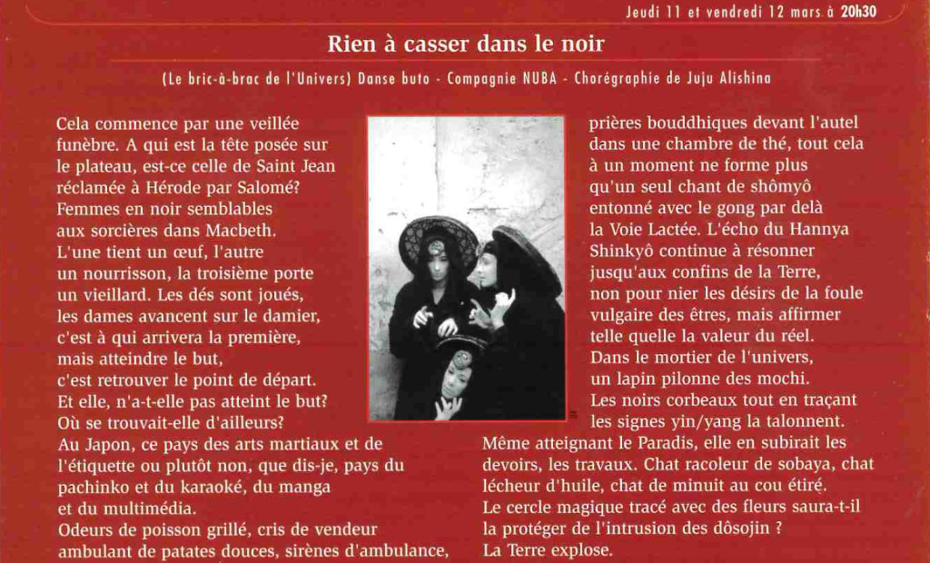 闇中の無_パンフレット