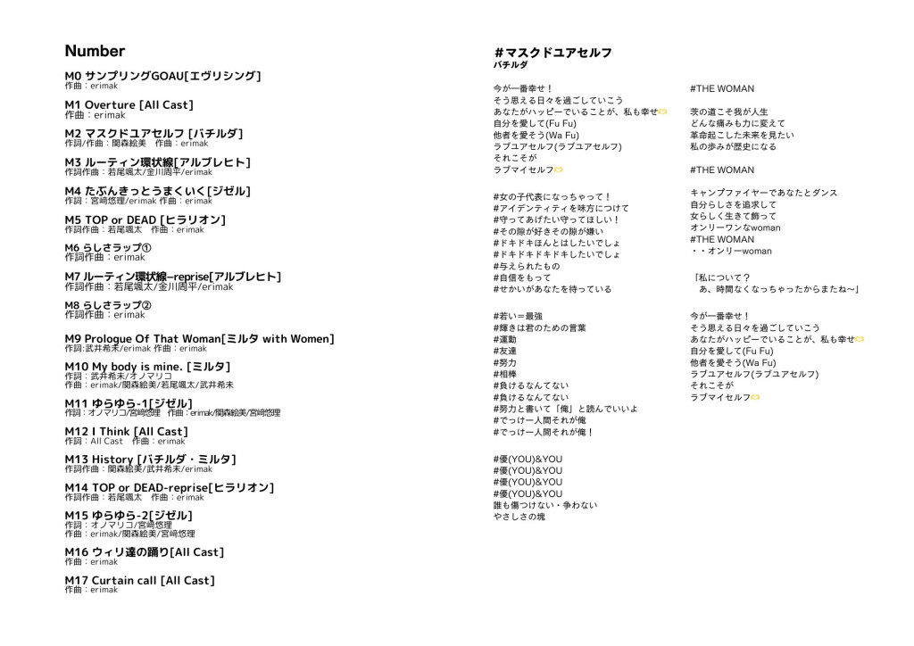 ジゼル、またはわたしたちについて-Giselle or about us-2024 TOKYO Remix_その他