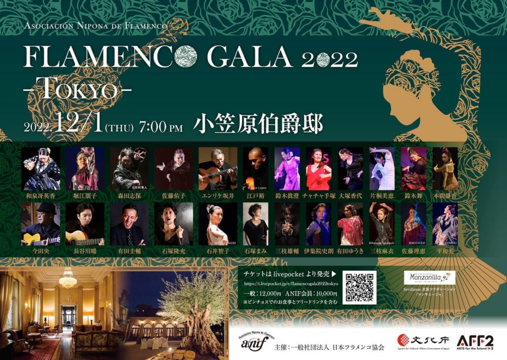 FLAMENCO GALA 2022 TOKYO_フライヤー/キービジュアル