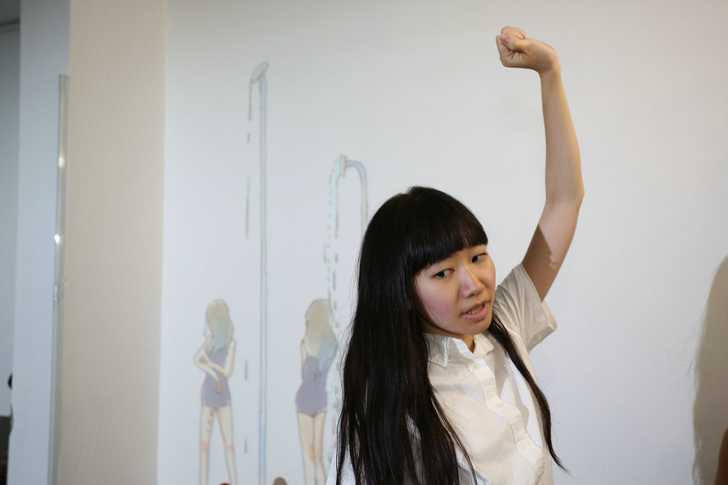 今日マチ子さん（漫画家）とジプシー_舞台写真