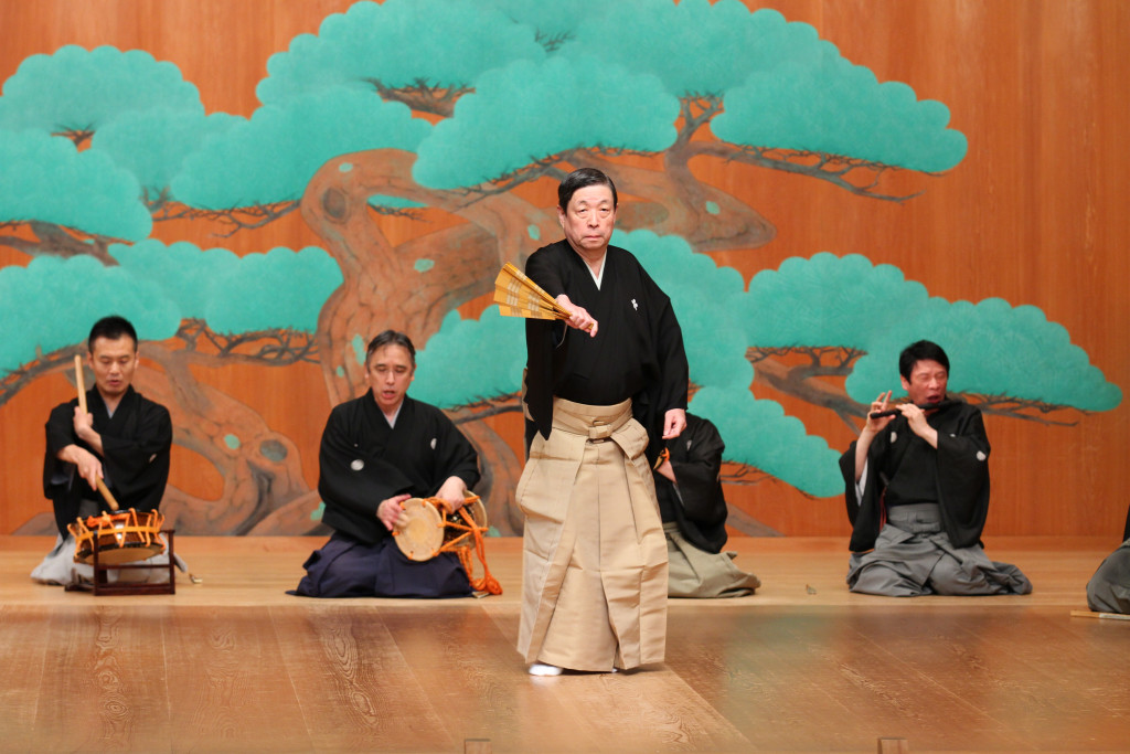 舞囃子　高砂　八段之舞_舞台写真