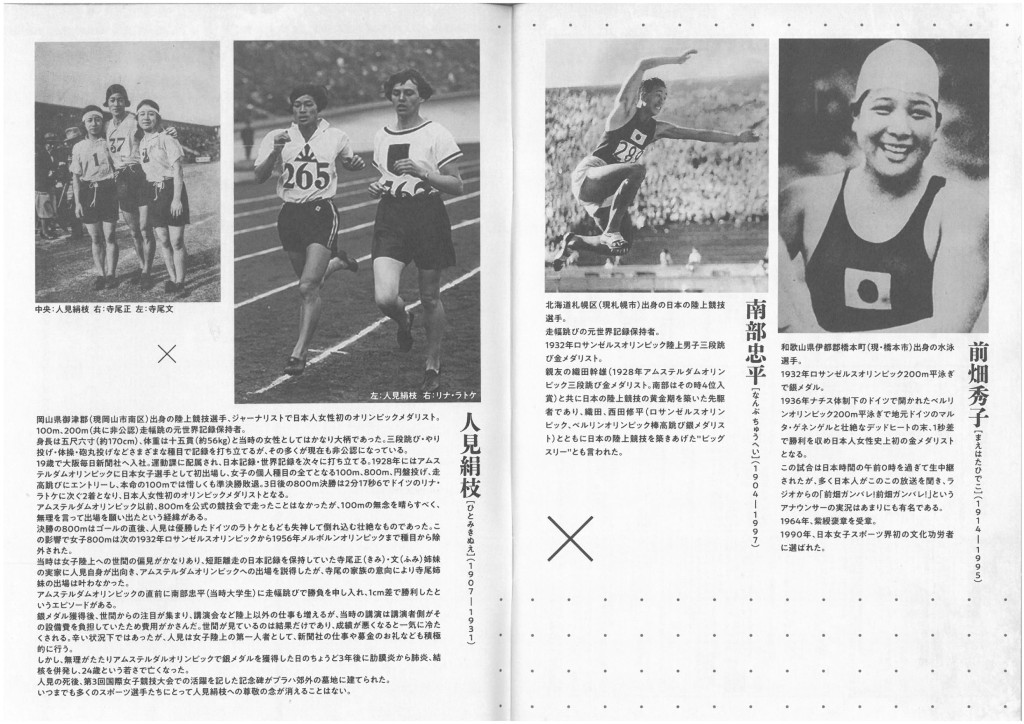 体育の時間2019-2020 〜全ての女性アスリートに捧ぐ〜_パンフレット