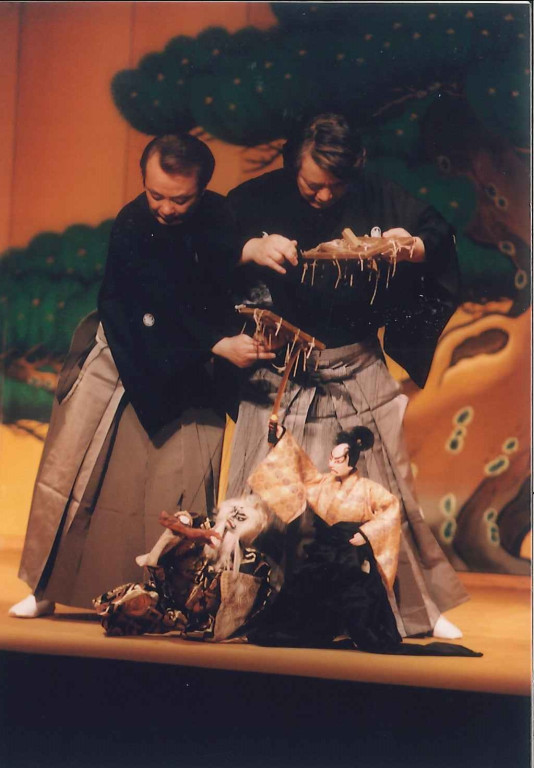 結城雪斎追悼　江戸糸あやつり人形芝居結城座古典公演「人情噺文七元結」「綱館」_舞台写真