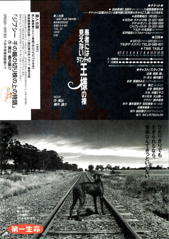 愚者には見えないラ・マンチャの王様の裸_フライヤー/キービジュアル