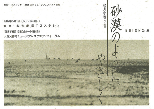 砂漠のように、やさしく_フライヤー/キービジュアル