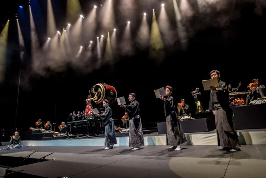 夢幻の如く～大太鼓と小鼓のための～_舞台写真