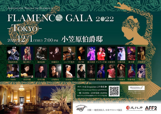 FLAMENCO GALA 2022 TOKYO_フライヤー/キービジュアル